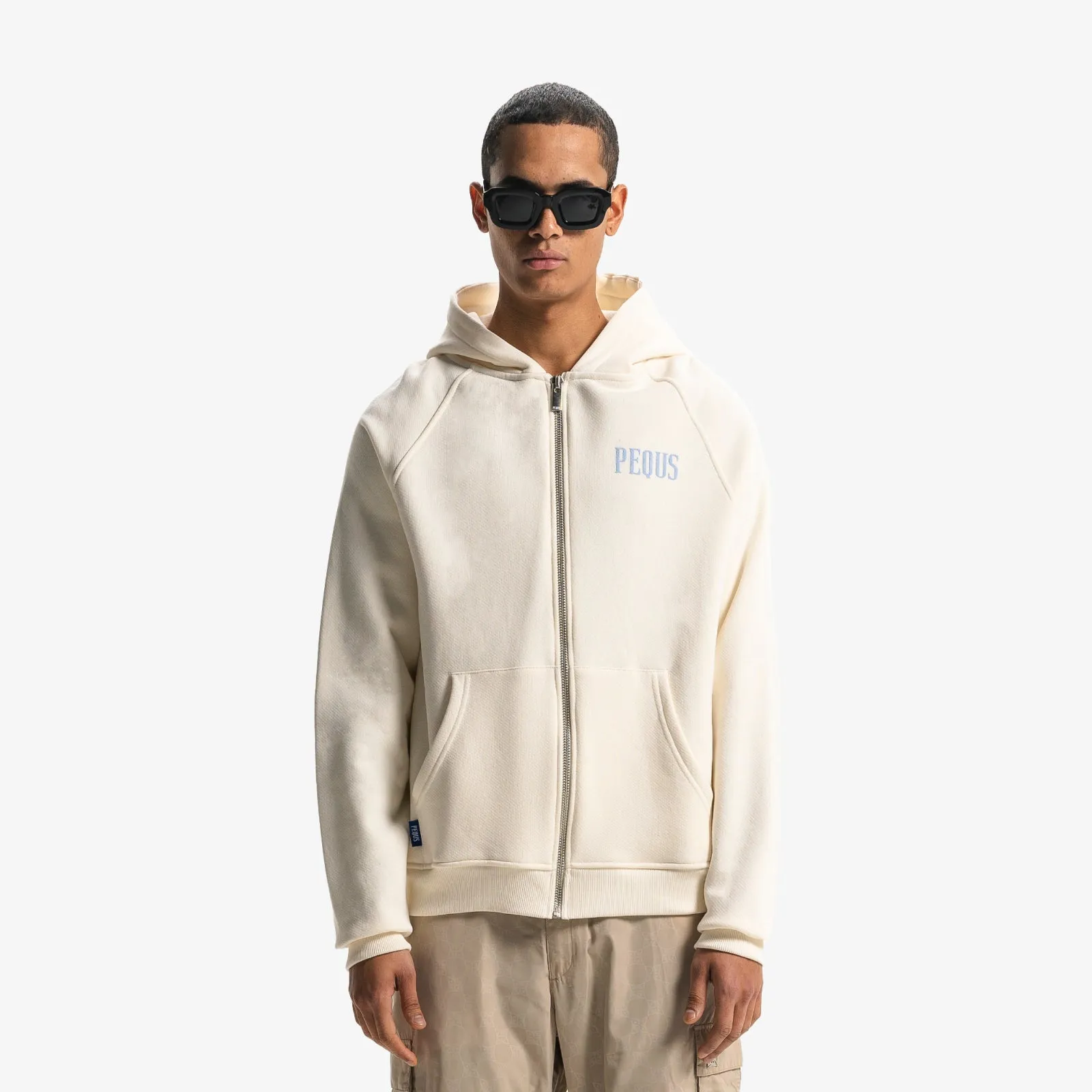 Back Logo Zip Hoodie