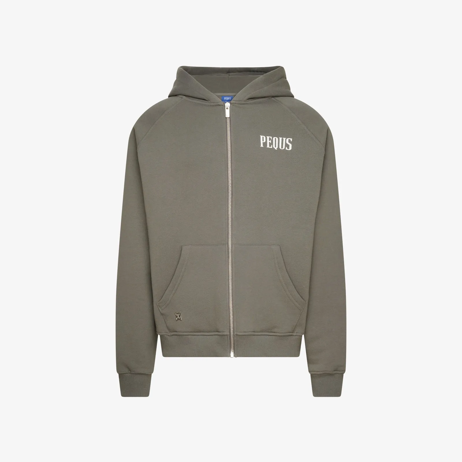Back Logo Zip Hoodie