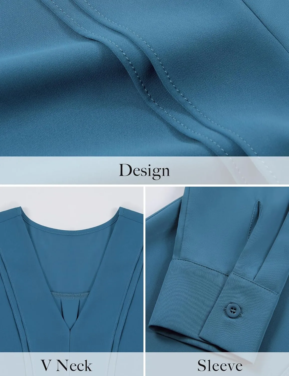 BMJL Womens Dressy Casual Blouses Business Work Tops Fall Long Sleeve Shirts 2024