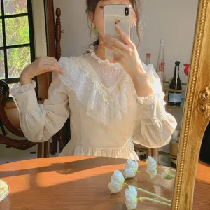 Delicate Pastry  Dress Kawaii Academia Y2K Cottagecore Coquette Fairycore Dollette Princesscore
