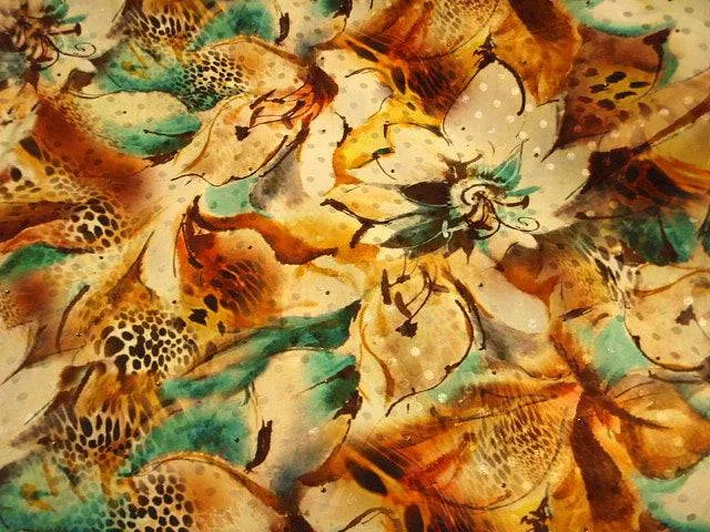 Ethnic Flower - Stone Jacquard