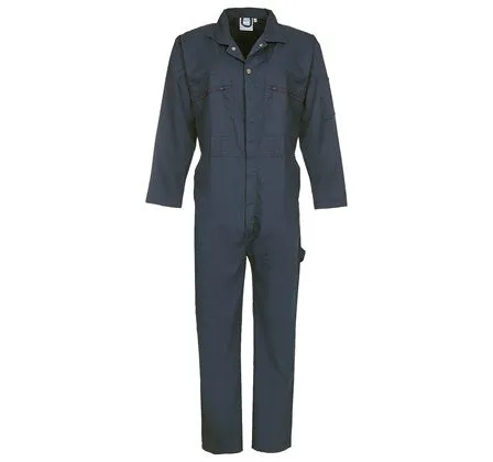 Fort Zip Front Coverall With Elasticated Back-GREEN