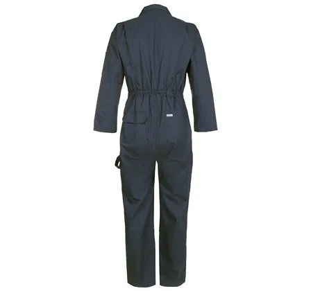 Fort Zip Front Coverall With Elasticated Back-GREEN
