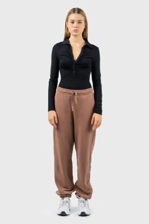 Ruched Detail Jersey Bodysuit