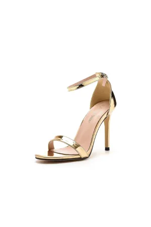 Sexy Simple Thin Strap Open Toe Ankle-strap Ultra High Heels