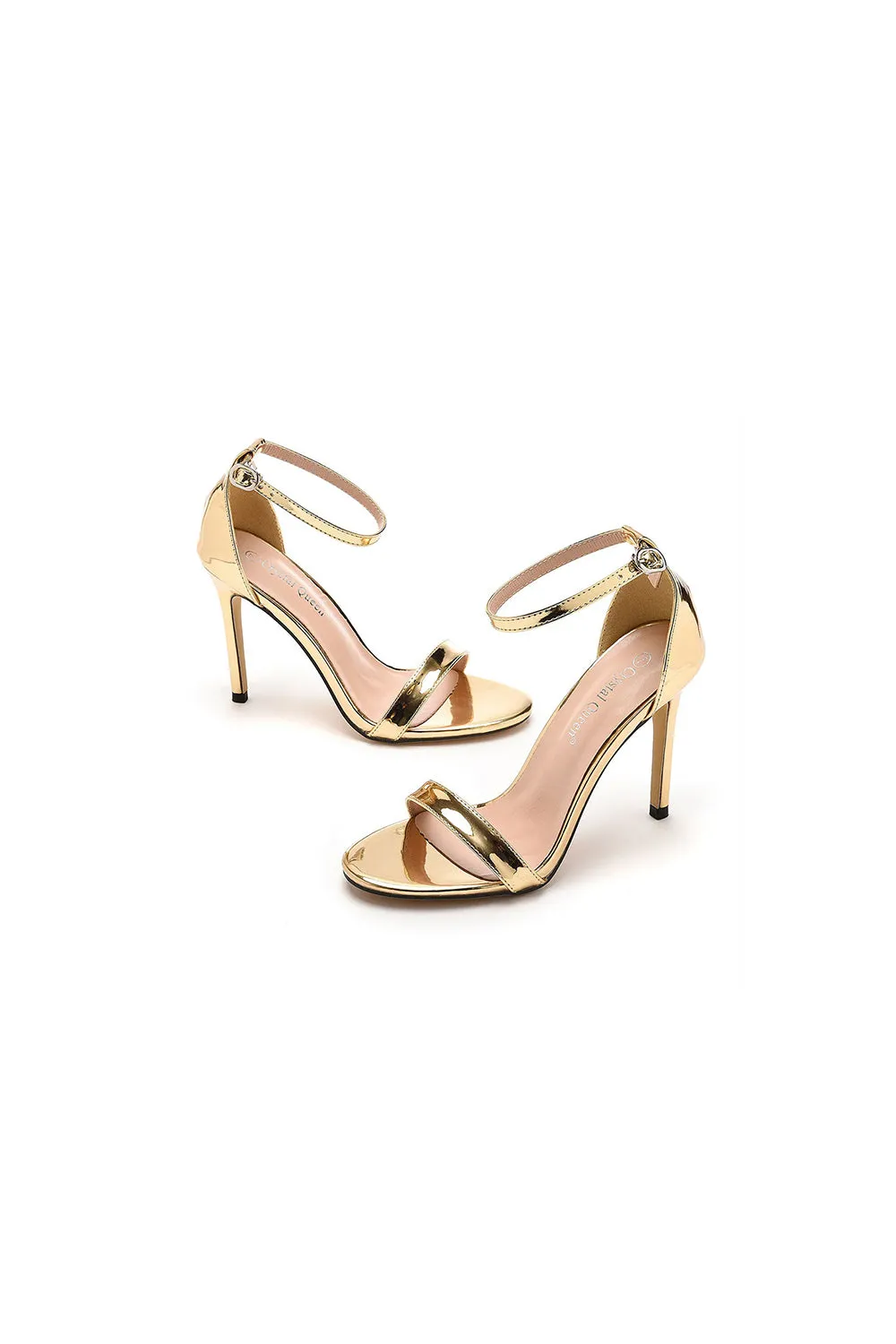 Sexy Simple Thin Strap Open Toe Ankle-strap Ultra High Heels